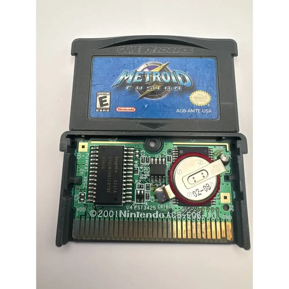 Metroid Fusion (Game Boy Advance) - Verified Authentic & Tested Saves